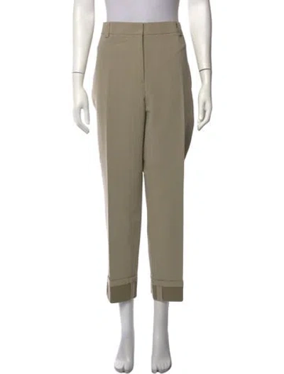 Pre-owned Akris Straight Leg Pants W/ Tags In Green