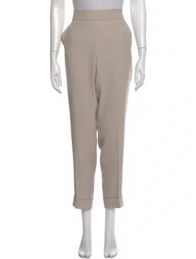 Pre-owned Akris Straight Leg Pants W/ Tags In Neutral