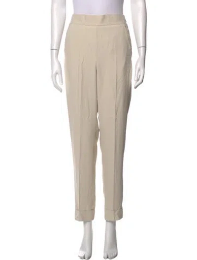 Pre-owned Akris Straight Leg Pants W/ Tags In Neutrals