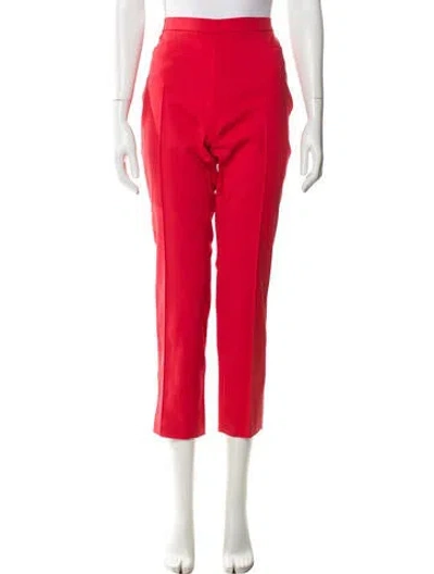 Pre-owned Akris Straight Leg Pants W/ Tags In Orange