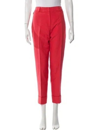 Pre-owned Akris Straight Leg Pants W/ Tags In Pink