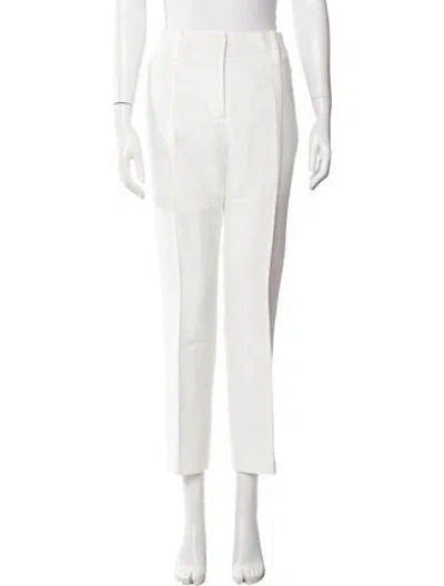 Pre-owned Akris Straight Leg Pants W/ Tags In White