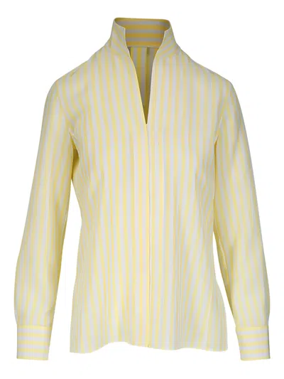 Akris Striped Shirt In Yellow