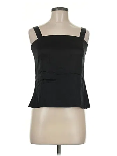 Pre-owned Akris Tank Top Black Strapless Neckline Tops