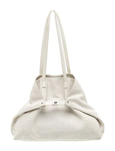 Pre-owned Akris Tote In Neutrals