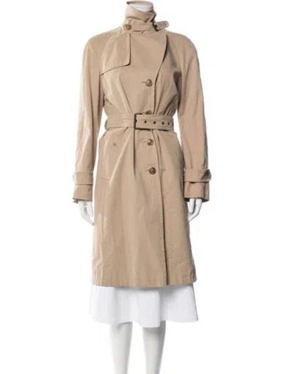 Pre-owned Akris Trench Coat In Neutral