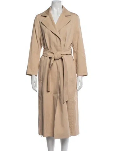 Pre-owned Akris Trench Coat In Neutrals