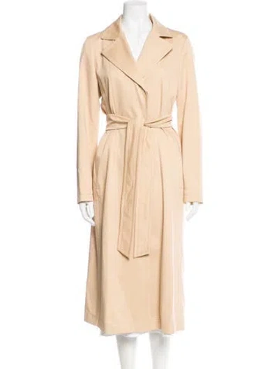 Pre-owned Akris Trench Coat W/ Tags In Brown