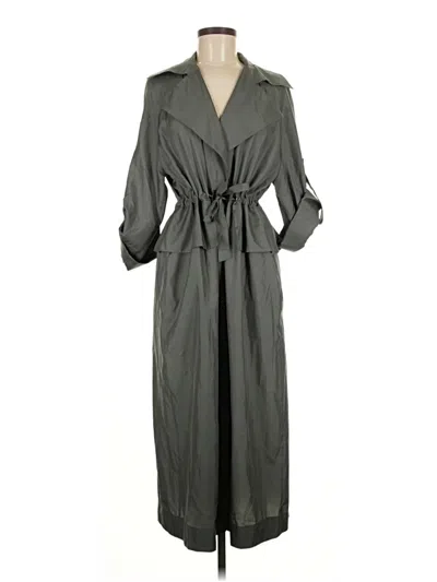 Pre-owned Akris Trenchcoat In Green