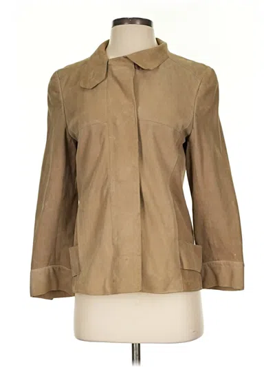 Pre-owned Akris Trenchcoat In Tan