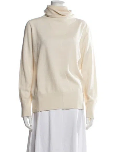 Pre-owned Akris Turtleneck Sweater In Neutral