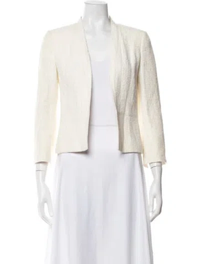 Pre-owned Akris Tweed Pattern Jacket In Neutrals