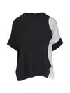 Akris Two-tone Blouse In Multi
