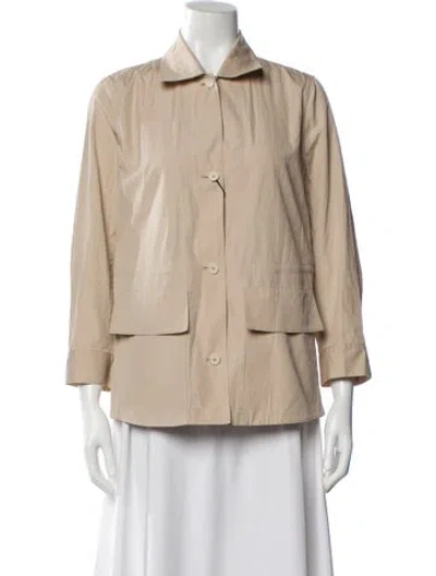 Pre-owned Akris Utility Jacket W/ Tags In Neutral