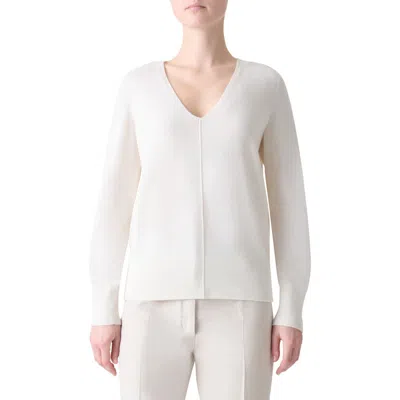 Akris V-neck Cashmere Jumper