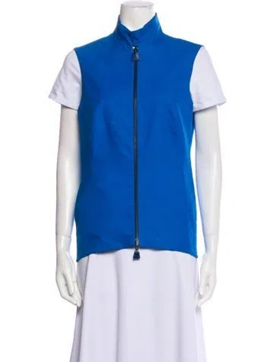 Pre-owned Akris Vest In Blue
