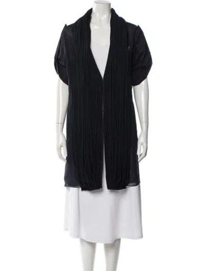 Pre-owned Akris Vest In Blue