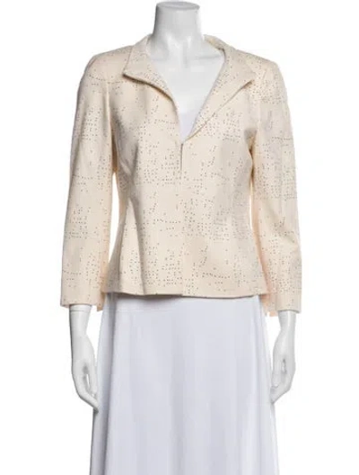 Pre-owned Akris Vintage Wool Blazer In Pink