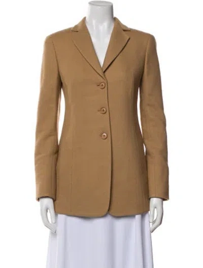 Pre-owned Akris Virgin Wool Blazer In Neutral