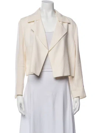 Pre-owned Akris Virgin Wool Blazer In Neutral