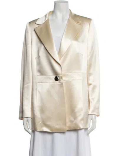 Pre-owned Akris Virgin Wool Blazer In Neutrals