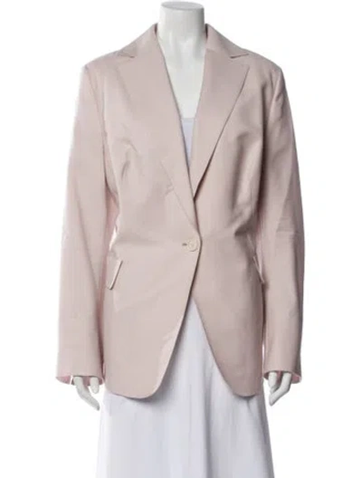 Pre-owned Akris Virgin Wool Blazer In Pink