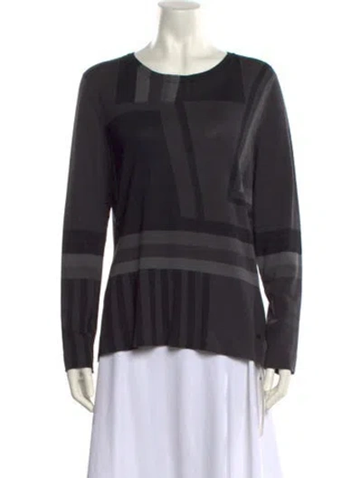 Pre-owned Akris Virgin Wool Striped Sweater W/ Tags In Multi