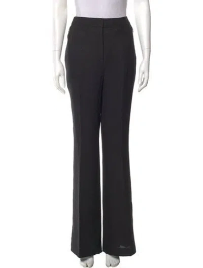 Pre-owned Akris Virgin Wool Wide Leg Pants In Multi