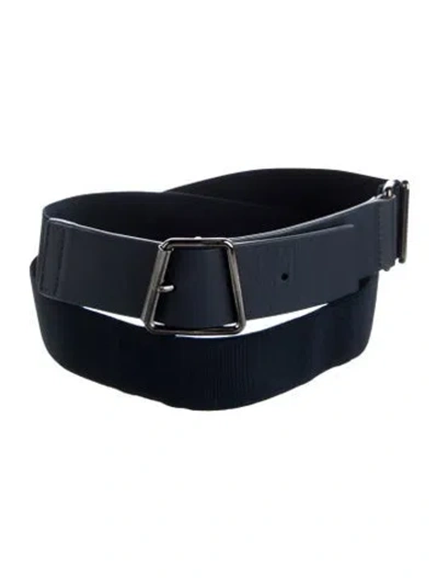 Pre-owned Akris Waist Belt In Blue