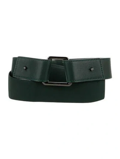 Pre-owned Akris Waist Belt In Green