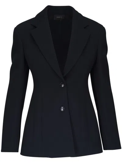 Akris Walker Blazer In Charcoal