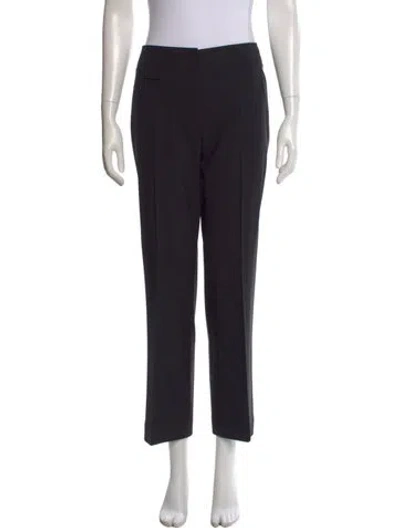Pre-owned Akris Wide Leg Pants In Black