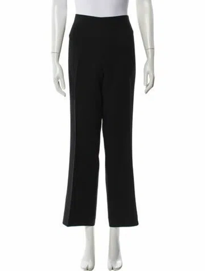 Pre-owned Akris Wide Leg Pants In Black