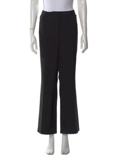 Pre-owned Akris Wide Leg Pants In Black