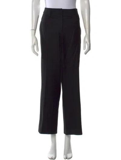 Pre-owned Akris Wide Leg Pants In Black