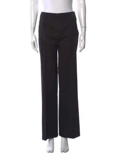 Pre-owned Akris Wide Leg Pants In Black