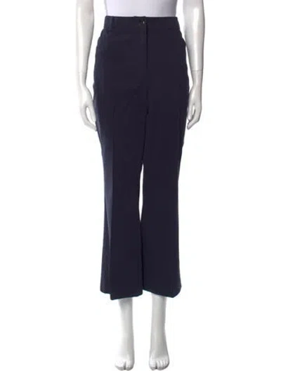 Pre-owned Akris Wide Leg Pants In Blue
