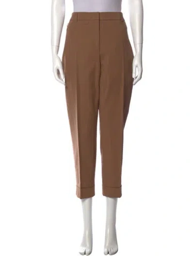 Pre-owned Akris Wide Leg Pants In Brown
