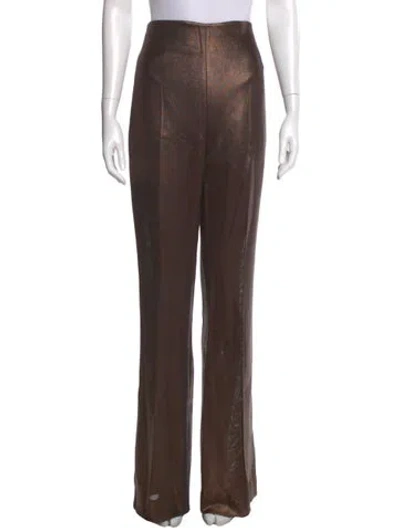 Pre-owned Akris Wide Leg Pants In Brown