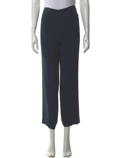 Pre-owned Akris Wide Leg Pants In Gray
