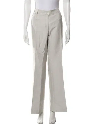 Pre-owned Akris Wide Leg Pants In Gray