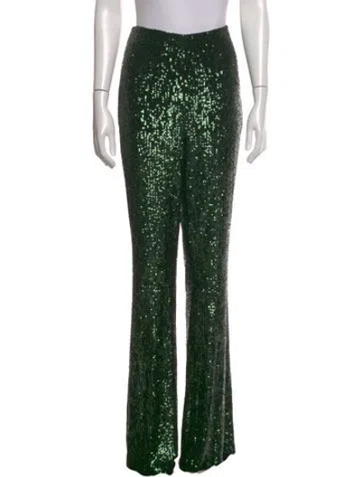Pre-owned Akris Wide Leg Pants In Green
