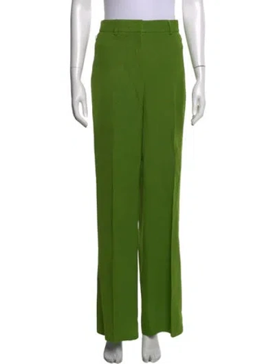 Pre-owned Akris Wide Leg Pants In Green