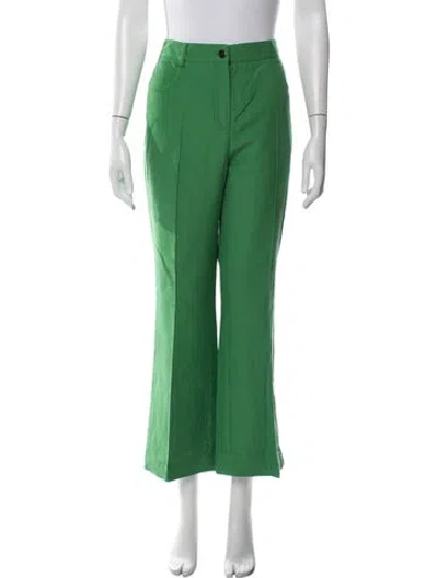 Pre-owned Akris Wide Leg Pants In Green