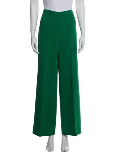 Pre-owned Akris Wide Leg Pants In Green