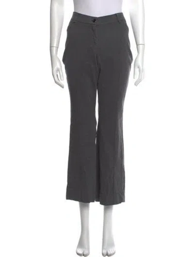 Pre-owned Akris Wide Leg Pants In Grey