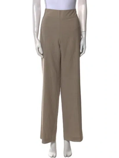 Pre-owned Akris Wide Leg Pants In Neutral