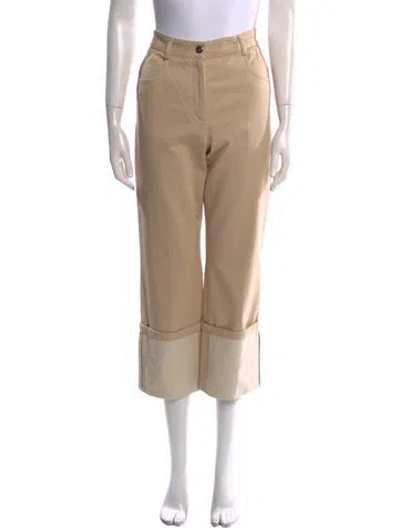 Pre-owned Akris Wide Leg Pants In Neutral