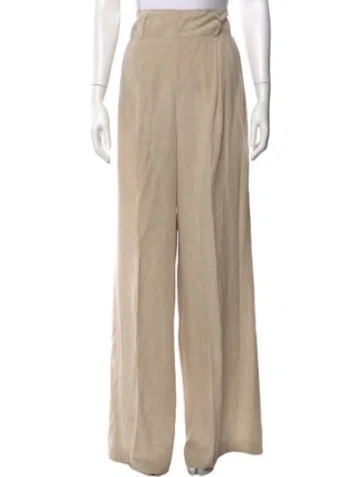 Pre-owned Akris Wide Leg Pants In Neutral