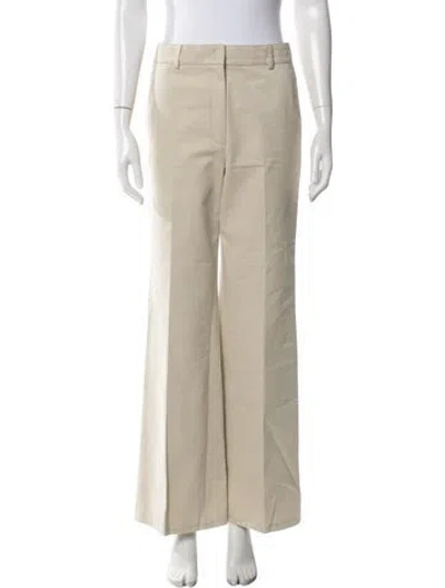 Pre-owned Akris Wide Leg Pants In Neutral